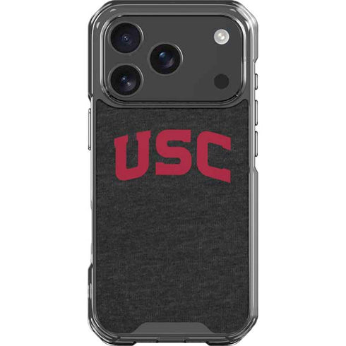University of Southern California USC Bold Logo iPhone 18 Pro Clear Case