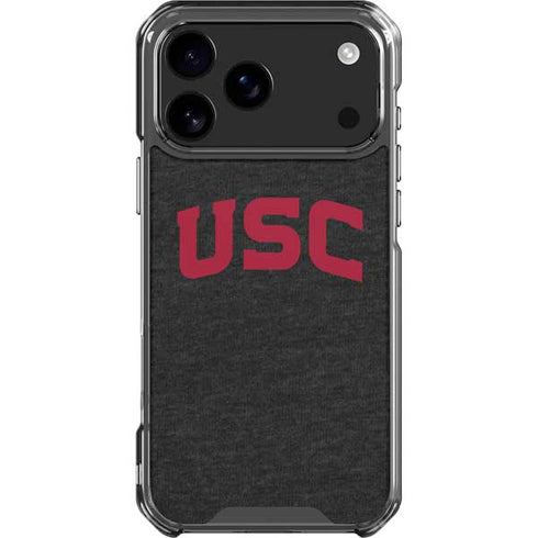 University of Southern California USC Bold Logo iPhone 18 Pro Max Clear Case