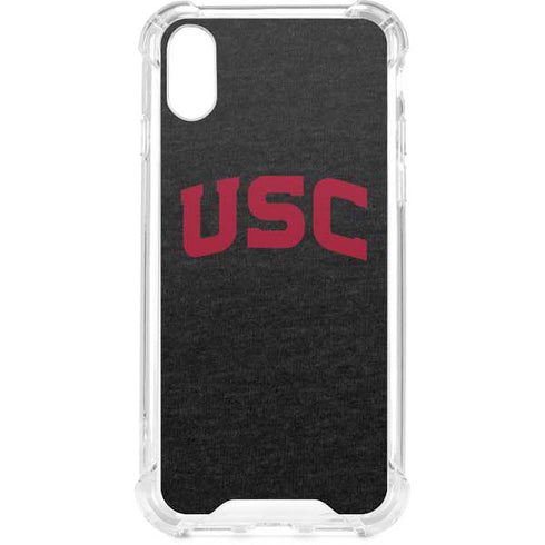 University of Southern California USC Bold Logo iPhone XS Clear Case