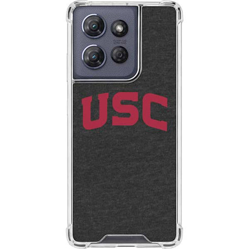University of Southern California USC Bold Logo Moto G Play 5G (2025) Clear Case