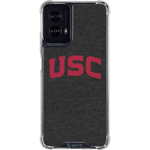 University of Southern California USC Bold Logo Moto G Power 5G (2024) Clear Case