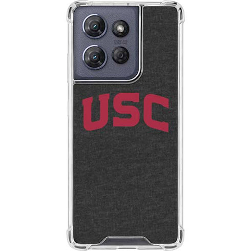 University of Southern California USC Bold Logo Moto G Stylus 5G (2025) Clear Case