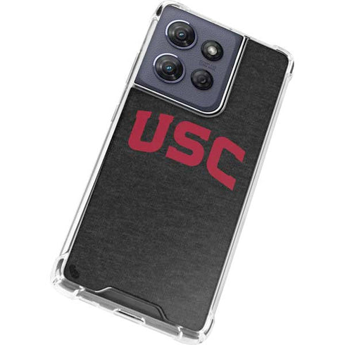 University of Southern California USC Bold Logo Moto G Stylus 5G (2025) Clear Case