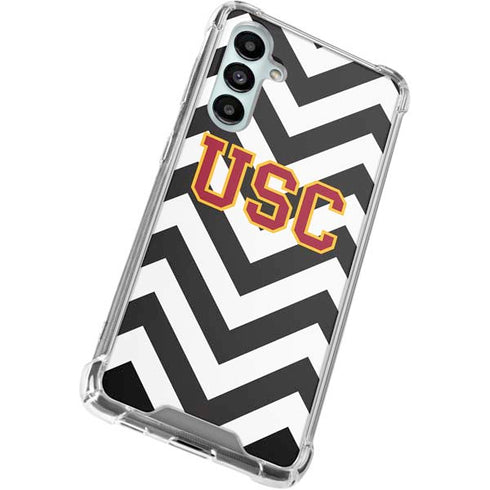 University of Southern California USC Chevron Galaxy A16 5G Clear Case