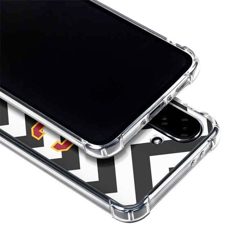 University of Southern California USC Chevron Galaxy A36 5G Clear Case