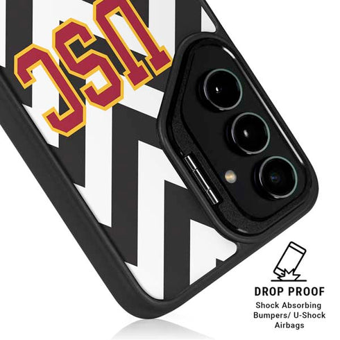 University of Southern California USC Chevron Galaxy S24 FE Kickstand Case