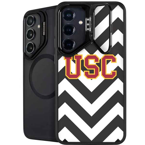 University of Southern California USC Chevron Galaxy S25 Plus Kickstand Case