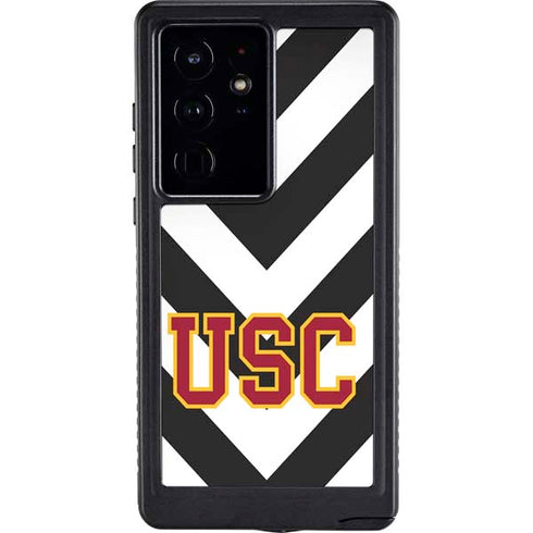 University of Southern California USC Chevron Galaxy S24 Ultra Waterproof Case