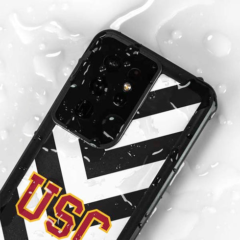 University of Southern California USC Chevron Galaxy S24 Ultra Waterproof Case