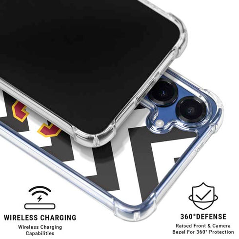 University of Southern California USC Chevron Galaxy S25 Clear Case