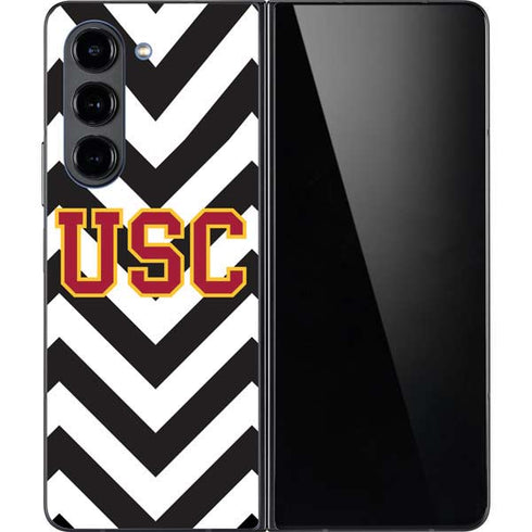 University of Southern California USC Chevron Galaxy Z Fold5 5G Skin