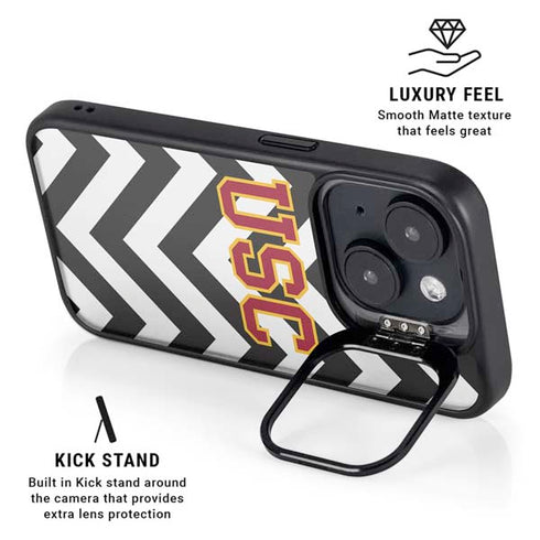University of Southern California USC Chevron iPhone 15 Kickstand Case