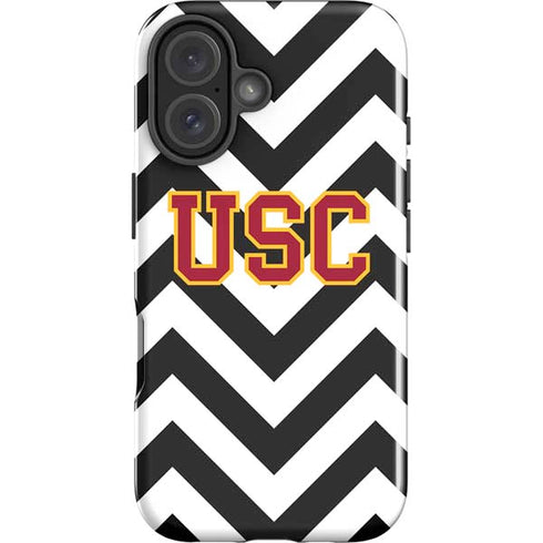 University of Southern California USC Chevron iPhone 16 Plus Impact Case
