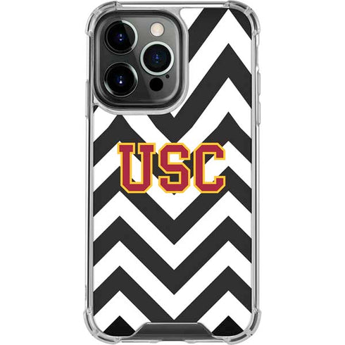 University of Southern California USC Chevron iPhone 16 Pro Clear Case
