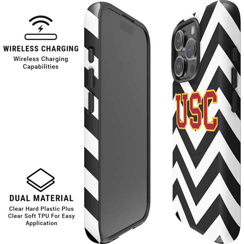 University of Southern California USC Chevron iPhone 16 Pro Max Magsafe Impact Case