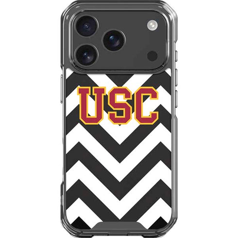 University of Southern California USC Chevron iPhone 18 Pro Clear Case