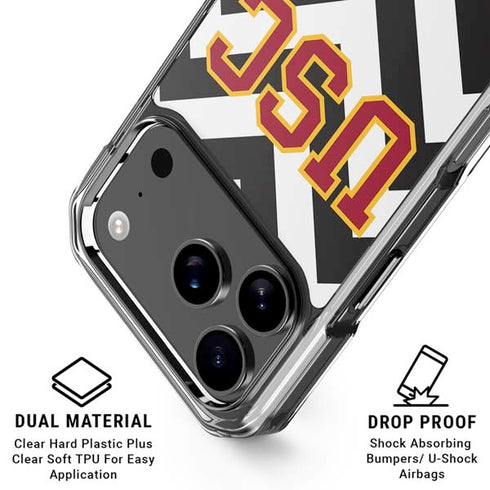 University of Southern California USC Chevron iPhone 18 Pro Clear Case