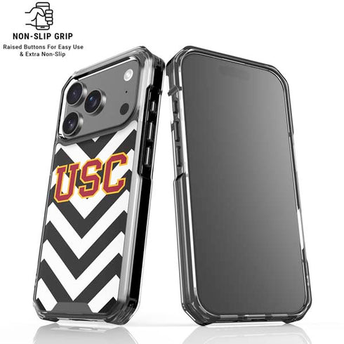 University of Southern California USC Chevron iPhone 18 Pro Clear Case