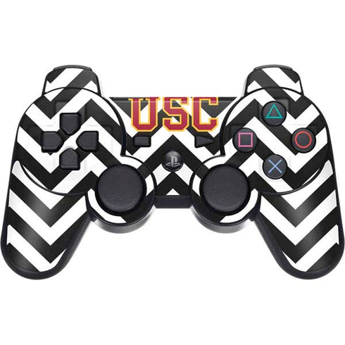University of Southern California USC Chevron PS3 Dual Shock wireless controller Skin