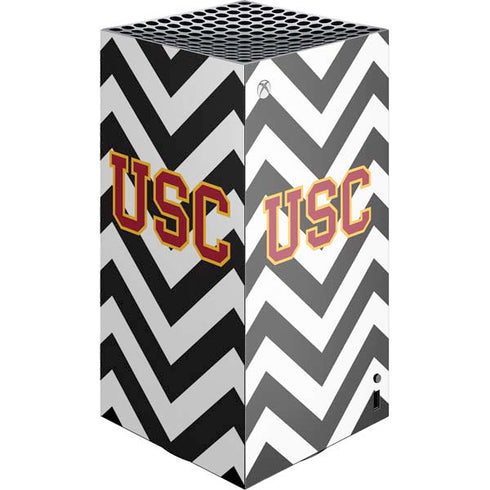 University of Southern California USC Chevron XBox Series X Digital Edition Console Skin