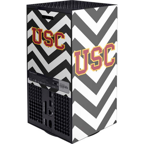 University of Southern California USC Chevron XBox Series X Digital Edition Console Skin