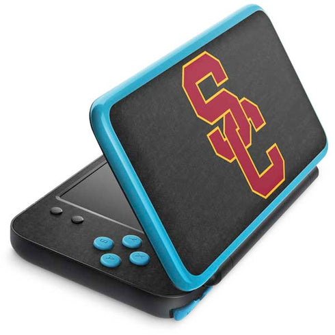 University of Southern California USC Dark Grey Logo Nintendo Skins