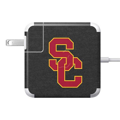 University of Southern California USC Dark Grey Logo 85W Power Adapter (15 and 17 inch MacBook Pro Charger) Skin