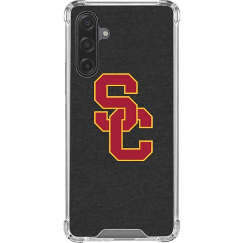 University of Southern California USC Dark Grey Logo Galaxy A17 Clear Case
