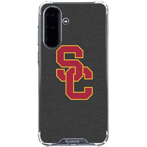University of Southern California USC Dark Grey Logo Galaxy A36 5G Clear Case