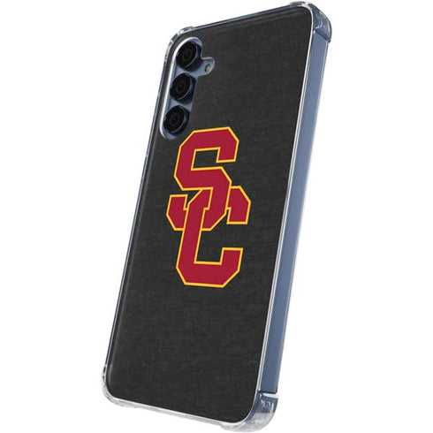 University of Southern California USC Dark Grey Logo Galaxy A55 5G Clear Case