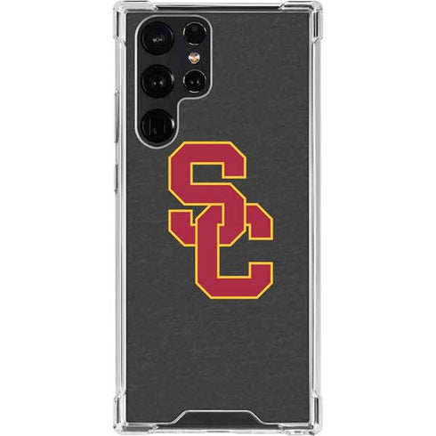 University of Southern California USC Dark Grey Logo Galaxy S23 Ultra Clear Case