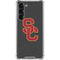 University of Southern California USC Dark Grey Logo Galaxy S24 FE Clear Case