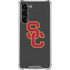 University of Southern California USC Dark Grey Logo Galaxy S24 FE Clear Case