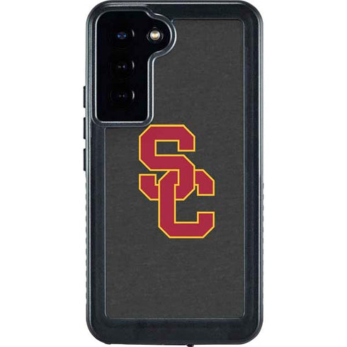 University of Southern California USC Dark Grey Logo Galaxy S24 Plus Waterproof Case