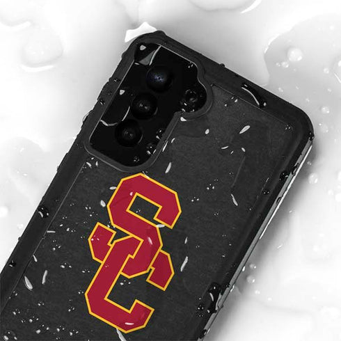 University of Southern California USC Dark Grey Logo Galaxy S24 Plus Waterproof Case