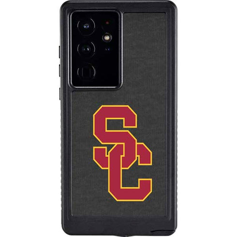University of Southern California USC Dark Grey Logo Galaxy S24 Ultra Waterproof Case