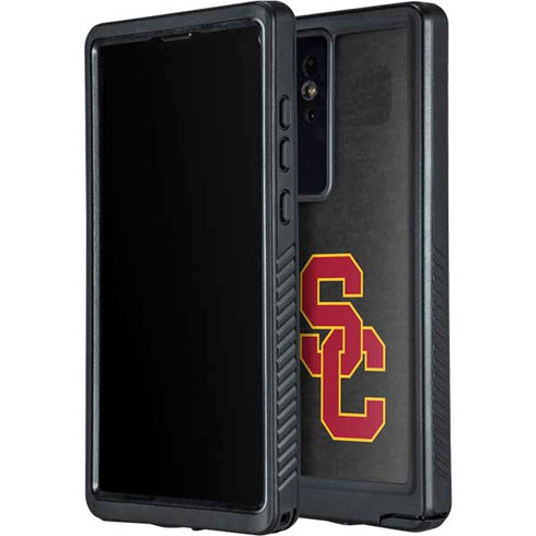 University of Southern California USC Dark Grey Logo Galaxy S24 Ultra Waterproof Case