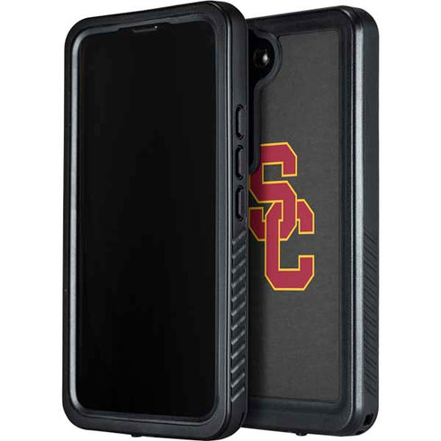 University of Southern California USC Dark Grey Logo Galaxy S24 Waterproof Case
