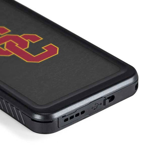 University of Southern California USC Dark Grey Logo Galaxy S24 Waterproof Case
