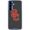 University of Southern California USC Dark Grey Logo Galaxy S25 Plus Clear Case