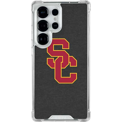 University of Southern California USC Dark Grey Logo Galaxy S25 Ultra Clear Case