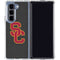 University of Southern California USC Dark Grey Logo Galaxy Z Fold5 5G Clear Case