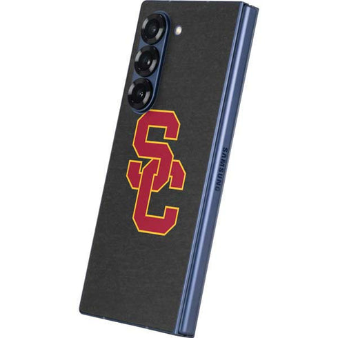 University of Southern California USC Dark Grey Logo Galaxy Z Fold6 Skin