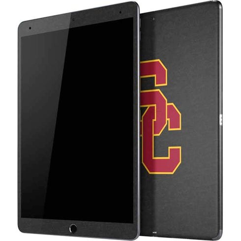 University of Southern California USC Dark Grey Logo iPad Skins