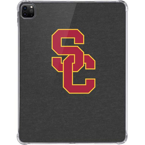 University of Southern California USC Dark Grey Logo iPad Pro 11in (2024) Clear Case