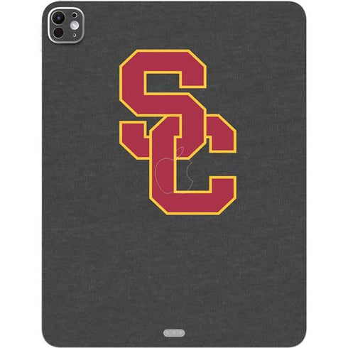 University of Southern California USC Dark Grey Logo iPad Pro 13in M4 (2024) Skin