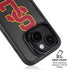 University of Southern California USC Dark Grey Logo iPhone 15 Kickstand Case