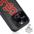 University of Southern California USC Dark Grey Logo iPhone 15 Pro Kickstand Case