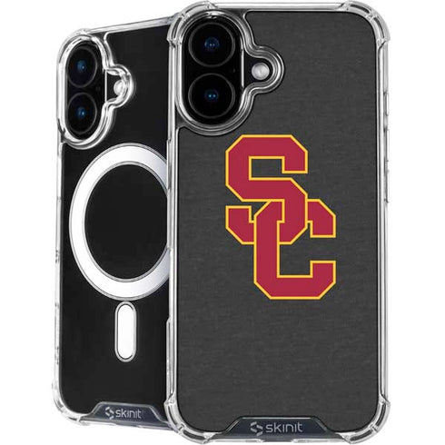 University of Southern California USC Dark Grey Logo iPhone 16 MagSafe Case