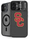 University of Southern California USC Dark Grey Logo iPhone 16 Plus Kickstand Case
